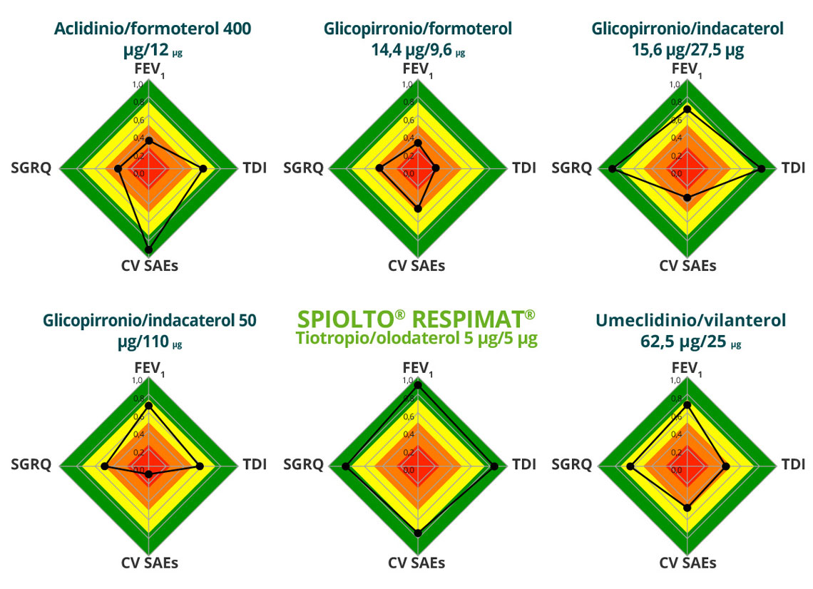 Eficacia y seguridad cardiovascular en la clase LAMA/LABA | Avances en ...